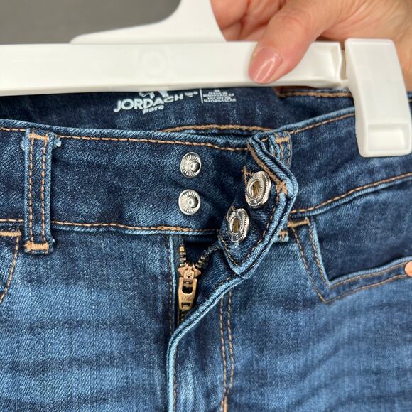 Jordache dark wash flare jeans Girls' size 8 - Picture 4 of 7